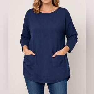 Meo Meli Navy Blue Sweater